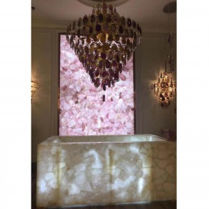  &raquo; Pink Crystal a natural semiprecious stone for interior decoration