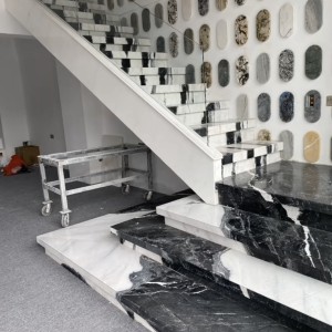  &raquo; New Panda White China Marble Bookmatch Slabs